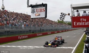 Ricciardo takes the chequered flag to win his first Formula 1 race
